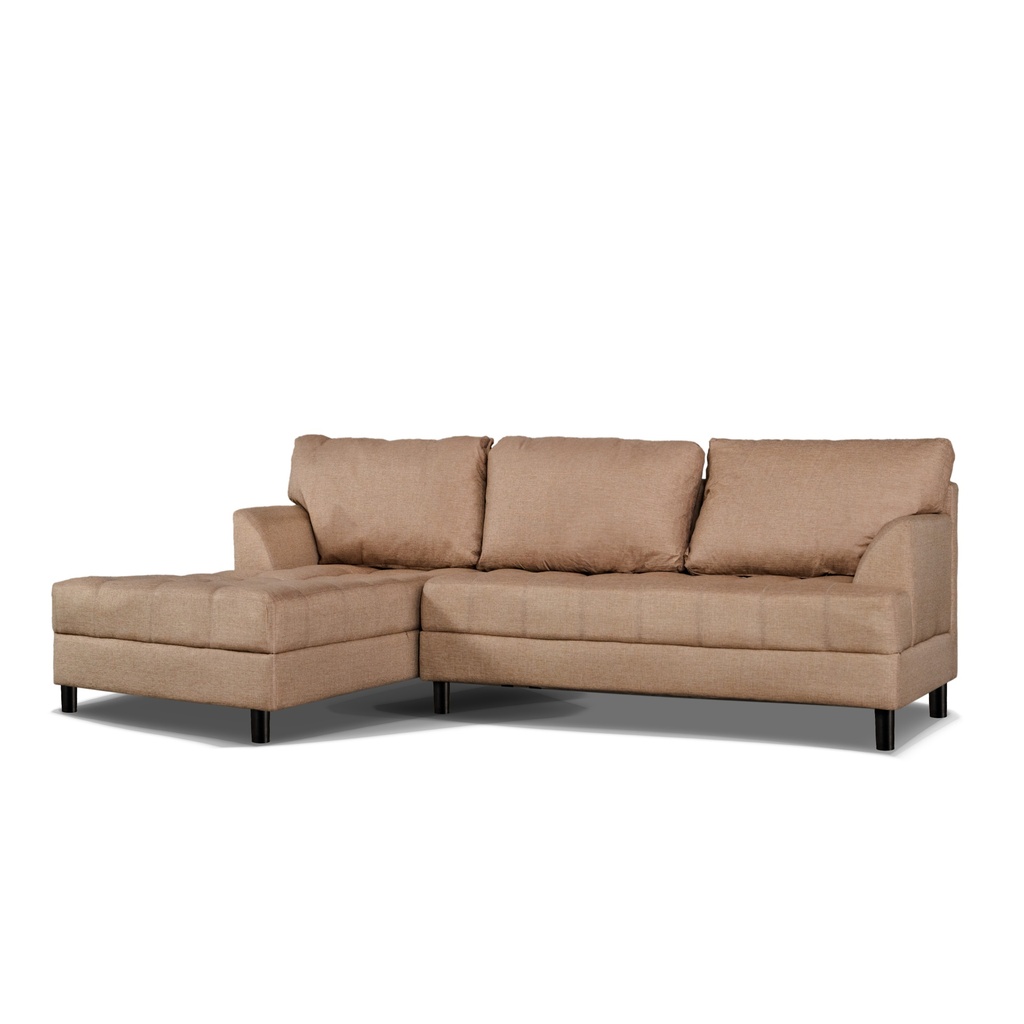 Sillon Esquinero Space 2 Modulos 2,50 X1,80 Lino Connect Camel