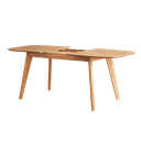 Mesa Extensible Vintage Cc 1.60 X 0.90 + 0.79 Roble