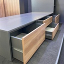 Cama c/cajones 90cm magnus supreme gris scotch