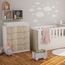 Cajonera 4Cajones 90Cm  Blanco/Helinski