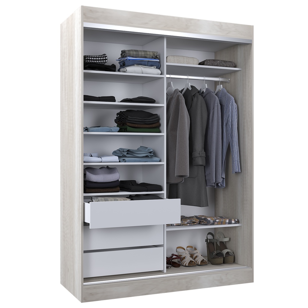 Vestidor 2 Puertas 140X200 helsinky