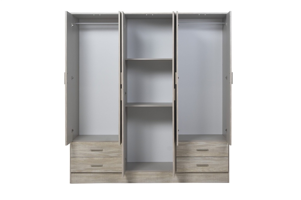 Placard Tana Piú 6ptas 4caj. 183x169.5x46.5xm