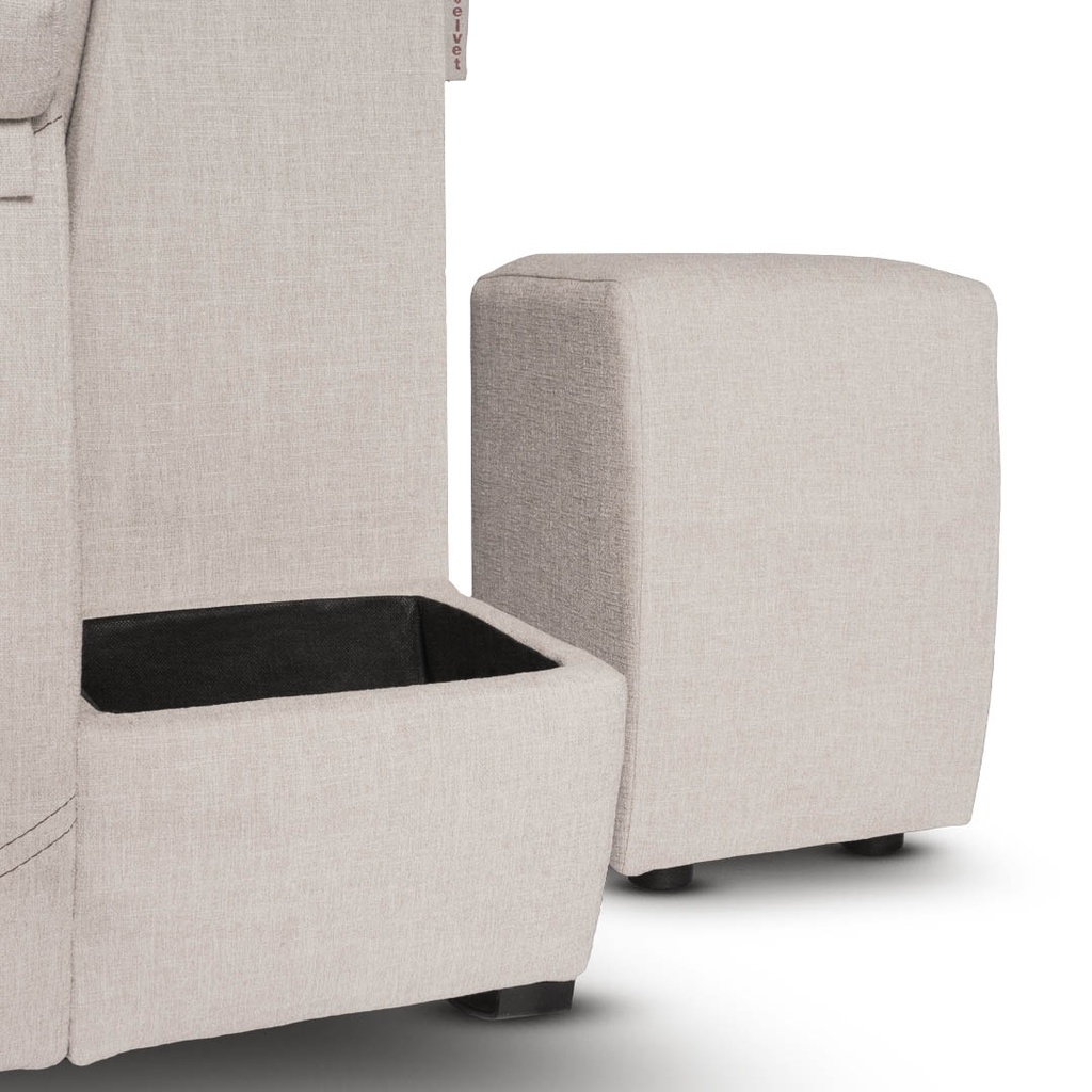 Sofá Angelo 3 plazas con chaise longue touch