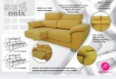Sillon Onix  3 Cpos G4 Cuerotex Grey