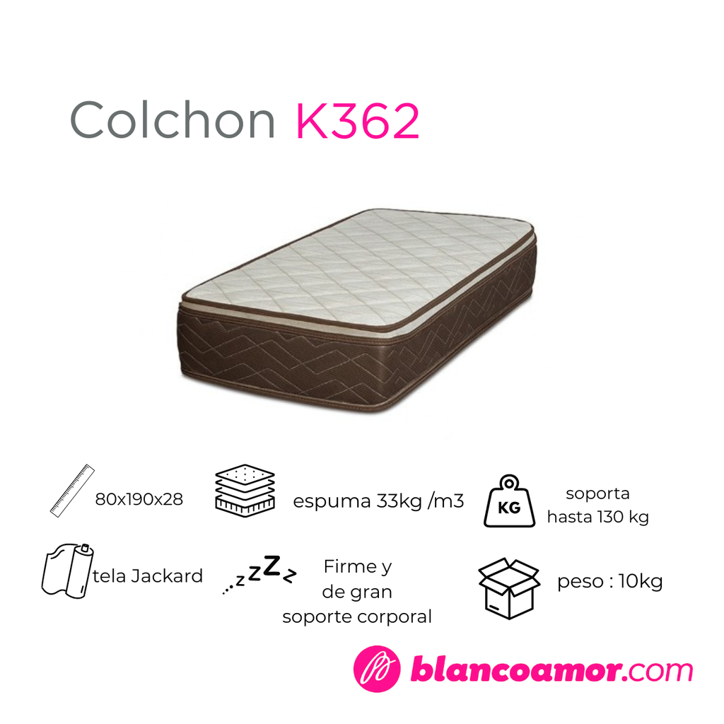 Colchon K362 0.80 X 1.90 X 0.28