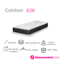 Colchon Kress (Gani) E26 Con Pillow 0.90 X 1.90 X 0.28