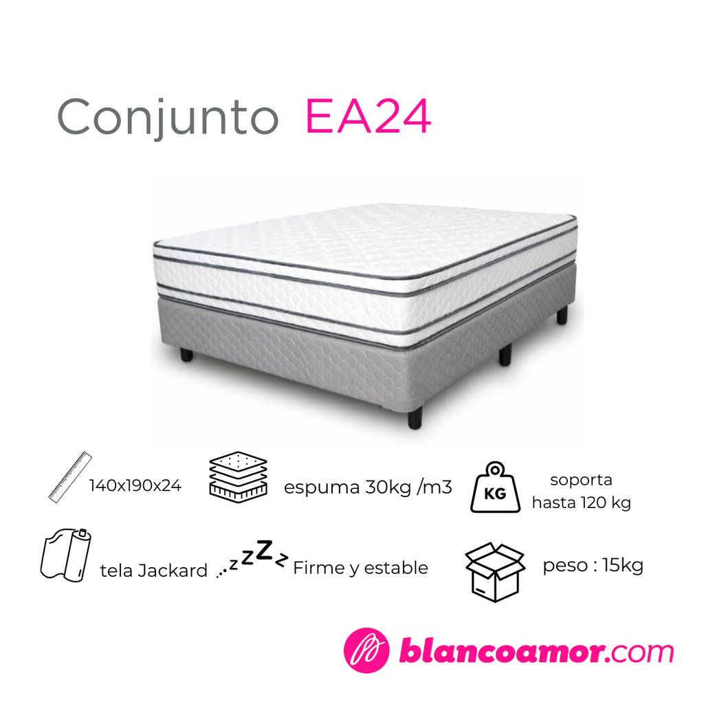 Conjunto colchon y sommier EA24140X190