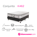 Conjunto de colchón y sommier  462 2.00 X 2.00 X 0.34