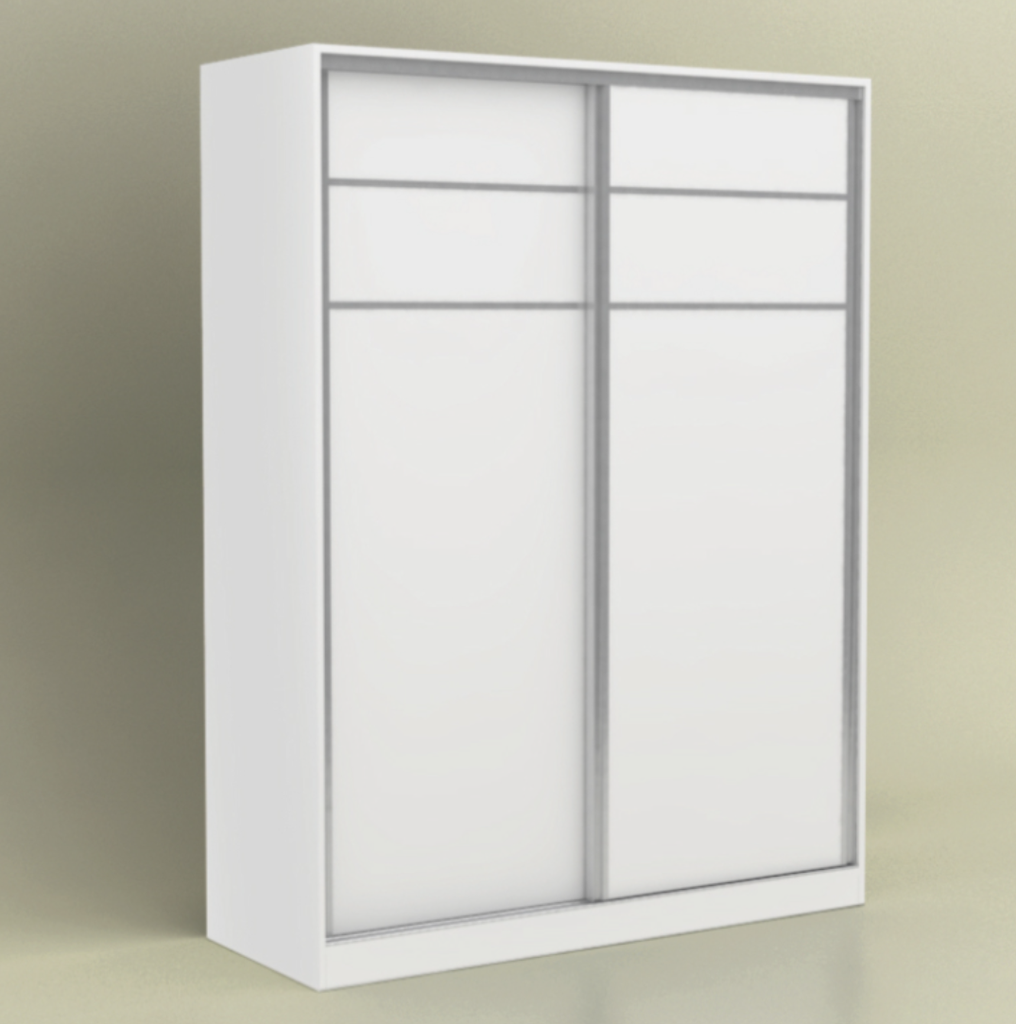 Placard Puertas Corredizas Tonini 1.50 X 2.00 Blanco
