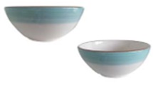 Ensaladera Ceramica 22Cm - Celeste