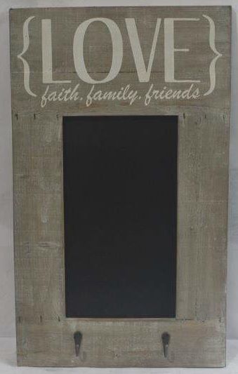 Pizarra Perchero "Love" 69X5X40,5 Cm.