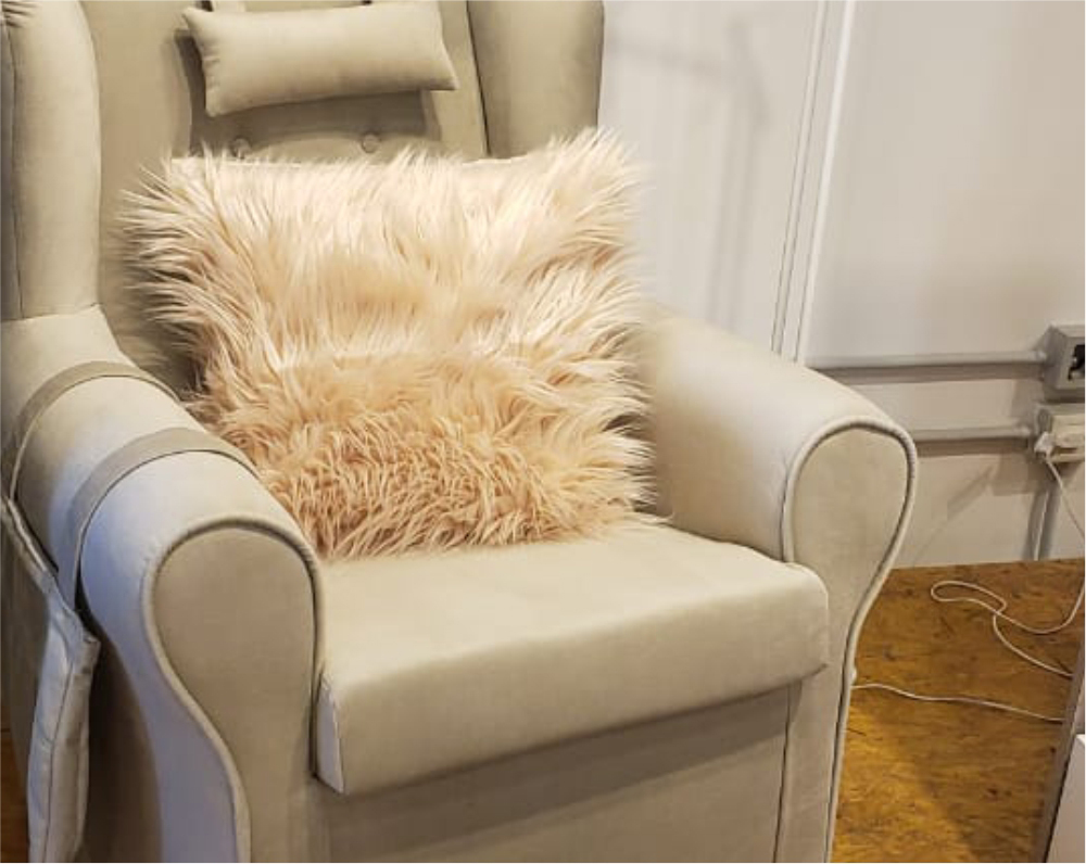 Almohadon De Pelo Largo 50 X50