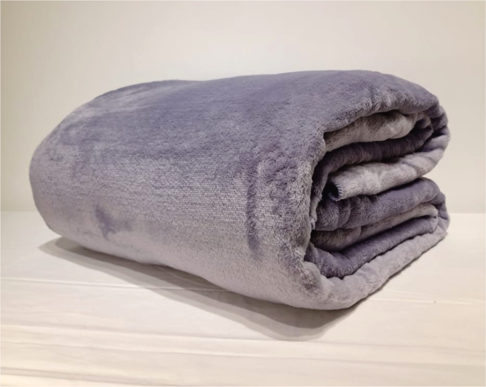 Manta Microfibra Danubio Flannel King Lavanda