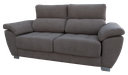 Sillon Onix  3 Cpos G4 Cuerotex Grey