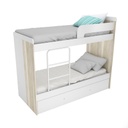 Cama Cucheta con Escalera integrada y Carrocama 80X196 Cm