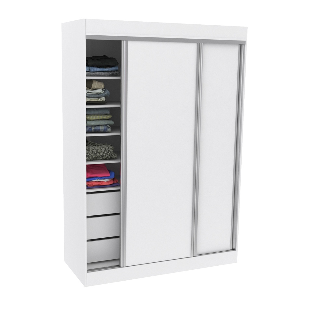 Vestidor 2 Puertas 140X200 Blanco