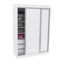 Vestidor 2 Puertas 140X200 Blanco