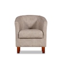 Sillón Individual Perla 0.60x0.65 m Cuerotex 18