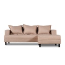 Sillón Alba 3 Cpos + Otomana 2.20x1.70 + 0.80 Lino 17