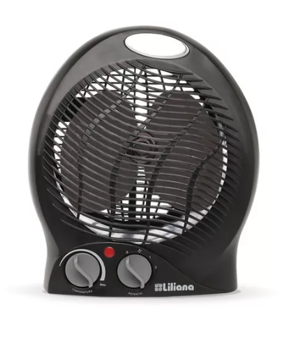 "D"- Caloventor "Minisol" 1000/2000W Color Negro