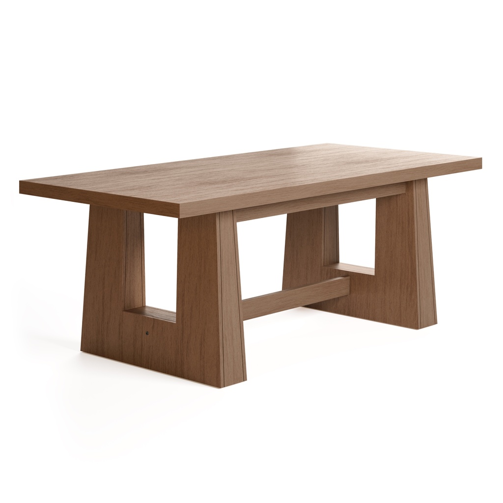 Mesa Brooklyn 2.70 X 1.20 Castaño