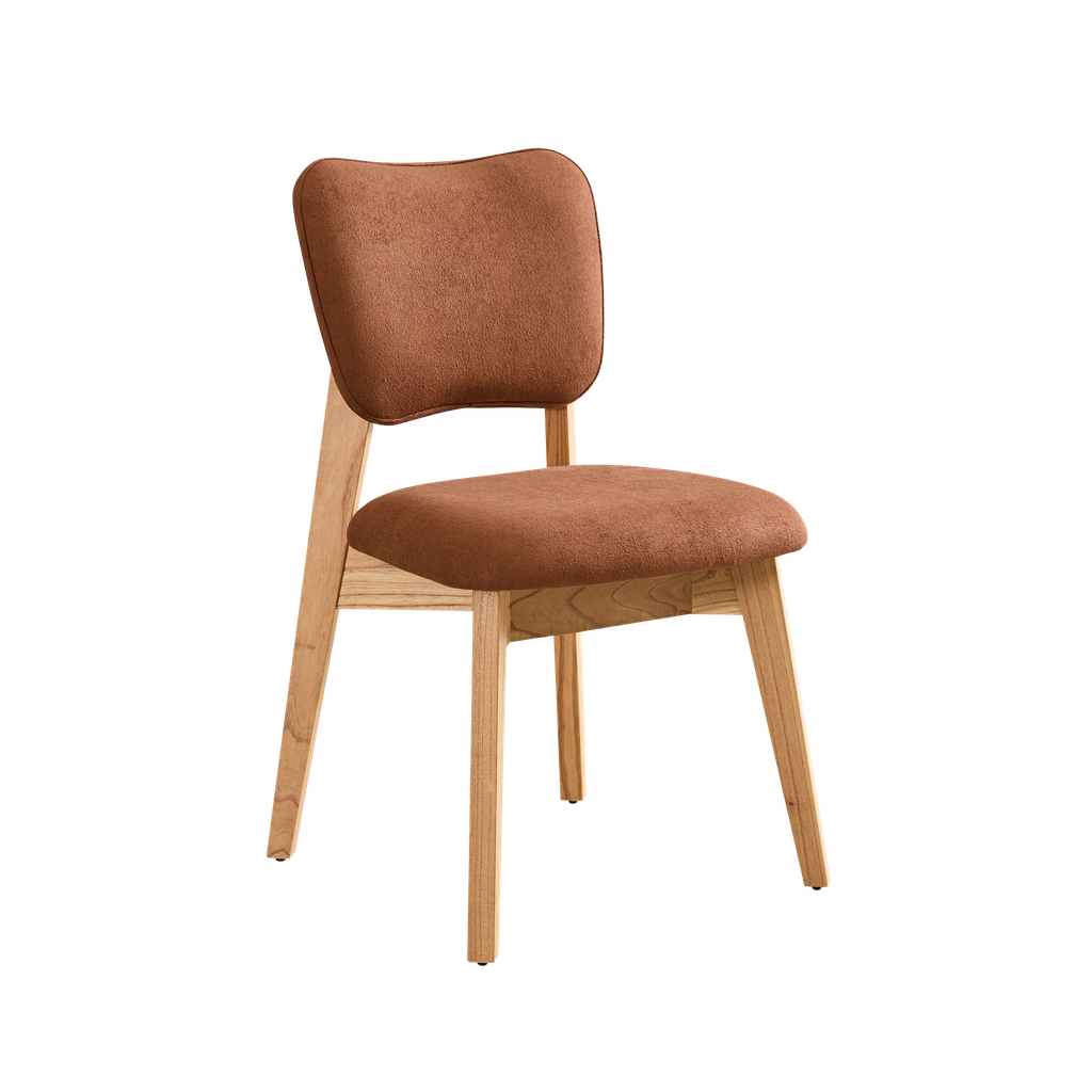 Silla Frida Roble Tap. Teja