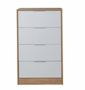 Chifonier Murano Hickory/Blanco TX medida 101X59.20X42.80