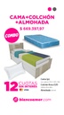 Combo cama 1plaza + colchon kress E20 80cm +1almohada