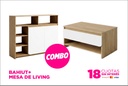 Combo living Bahiut Tagus + mesa Loa