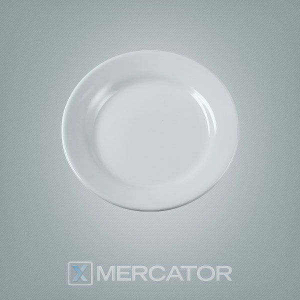 "D"- Plato Postre Donna 18 Cm Dec 5002 - Blanco