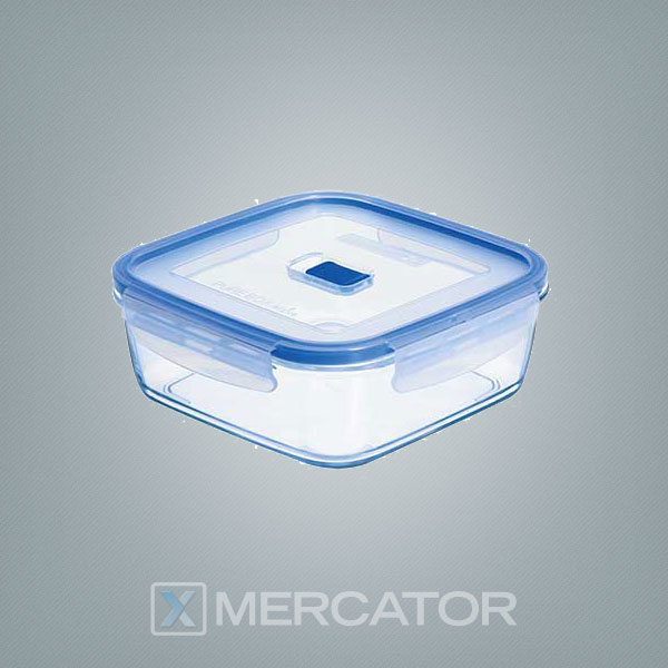(D) Contenedor Pure Box Cuadrado  1,2Lt