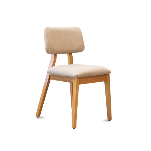 [301000115] Silla Rosse L/Roble Leriex Tapizado Chenille Arena