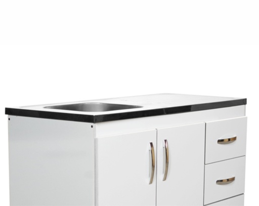 [35036286] Mesada De Acero Inoxidable Reversible 120X60 Salerno