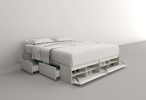 [6444-NCE] Box 1,80M 4 Cajones 2 Puertas Rev Nevado/Everest